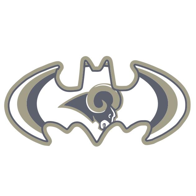 St. Louis Rams Batman Logo DIY iron on transfer (heat transfer)